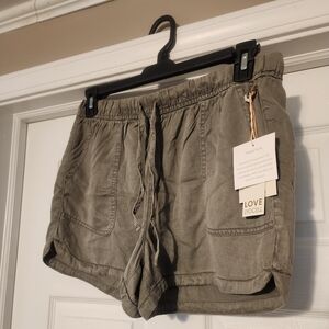 Cynthia Rowley High Waist Green Shorts